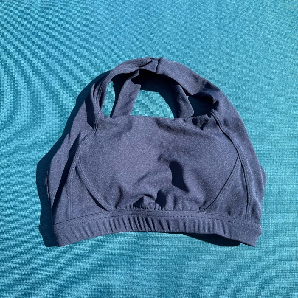 Women's Sports Bra in Navy Blue
